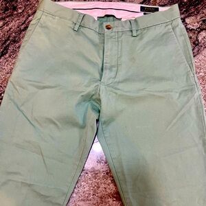 Ralph Lauren Christmas Polo‎ Mint Green Stretch Slim Fit Chino Size 30x30
